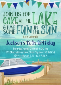 Lake Invitation (LK1008CB) design preview