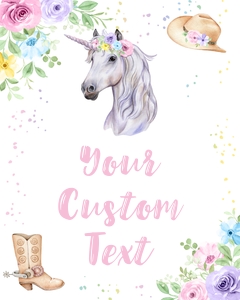 Horse 8x10 Sign (HS1010UC): Horse Sign (HS1010UC)