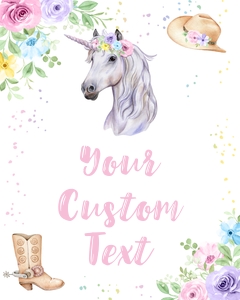 Horse 16x20 Sign (HS1010UC): Horse Sign (HS1010UC)