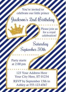 Prince Invitation (PE10082N) design preview