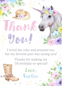 Horse Thank You Card (HS1014UN): Horse Thank You Card (HS1014UN)