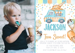 Ice Cream Invitation (IC1008TO): Ice Cream Invitation (IC1008TO)