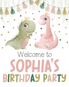 Dinosaur Sign DI1010GSW design preview
