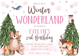 Winter Invitation WI1008WPN design preview