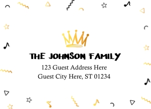 Notorious One A7 Envelope NO1033GB design preview