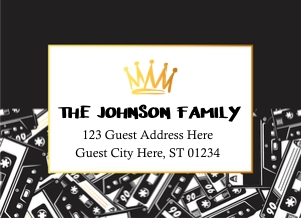 Notorious One A7 Envelope NO1033GC design preview