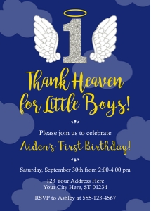Thank Heaven Invitation TB1008NN: Thank Heaven Invitation TB1008NN
