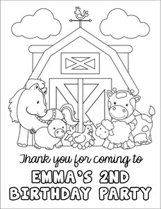 Farm Coloring Page FA1003B design preview