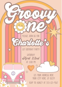 Groovy Invitation GV1008RGP: Groovy Invitation GV1008RGP