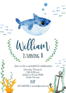 C02 > invite > birthday > baby shark > boy design preview