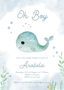invite-baby-shower-baby-whale-5x7: C05 > invite > baby shower > baby Whale