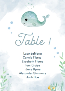 seating-chart-baby-shower-5x7: C05 >seating chart  >birthday > baby whale
