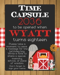 Farm Time Capsule design preview