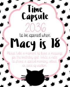 Kitty Time Capsule design preview