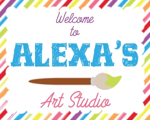 Art Party Signs 2: Art Party Signs