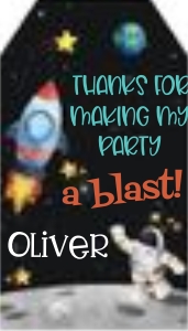 Space Favor Tag design preview