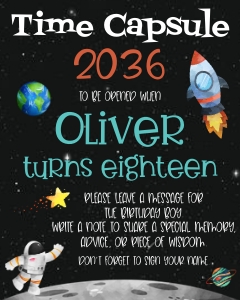 Space Time Capsule design preview