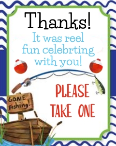 Fish Party Signs design preview