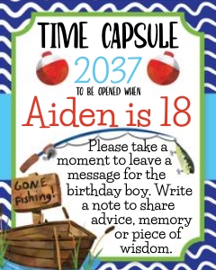 Fish Time Capsule design preview