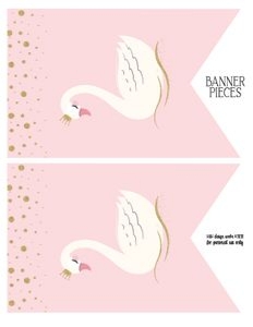 Swan Banner: Swan Party Set