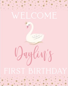 Swan Party Signs: Swan Party Set