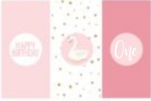 Swan Mini Candy Wraps: Swan Party Set