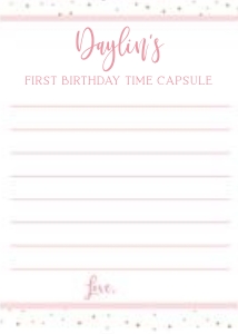 Swan Time Capsule Notes: Swan Party Set
