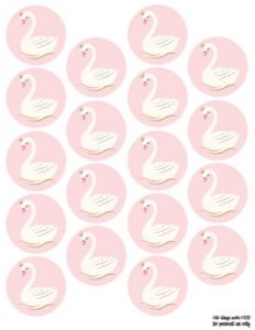 Swan Envelope Seals: Swan Party Set