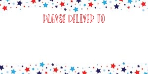 Red White and Two Invitation design preview