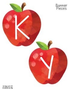 Apple Name Banner: Apple Banner
