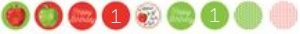 Apple Hershey Circles: Apple Party Set