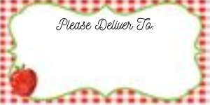 Apple Address Label: Apple Party Set