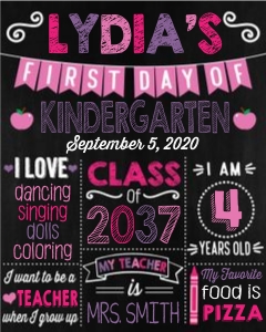 School Sign 7 design preview