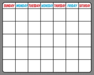 Superhero Classroom Calendar design preview