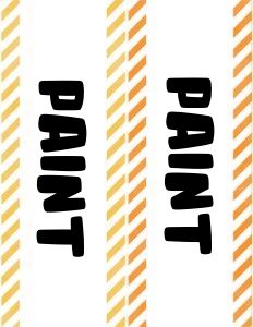 Construction Can Labels: Construction Party Set