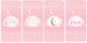 Twinkle Twinkle Mini Candy Wraps Birthday: Twinkle Twinkle Birthday Set
