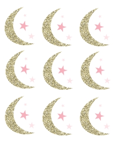 Twinkle Twinkle Cutouts *NOT EDITABLE: Twinkle Twinkle Birthday Set