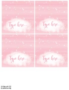 Twinkle Twinkle Food Labels: Twinkle Twinkle Birthday Set