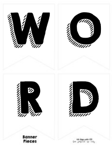 Cactus Classroom Word Wall Banner: Cactus Classroom Set