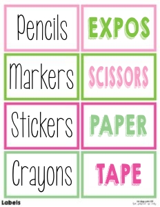 Cactus Classroom Labels: Cactus Classroom Set