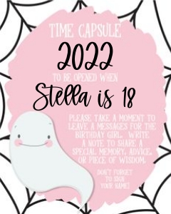 Boo Day Time Capsule design preview