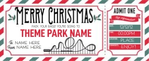 Christmas Voucher Theme Park 1 design preview