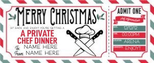 Christmas Voucher Private Chef 1 design preview