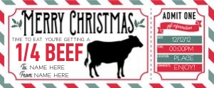 Christmas Voucher Beef 1: Christmas Voucher Beef 1