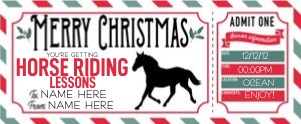Christmas Voucher Horse 1: Christmas Voucher Horse 1