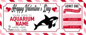 Valentines Voucher Aquarium 1 design preview
