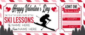 Valentines Voucher Ski 2 design preview