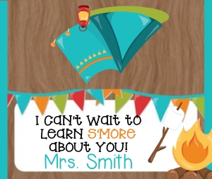 Camping Classroom Bag Topper: Camping Classroom Set