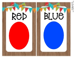 Camping Classroom Color Cards: Camping Classroom Set