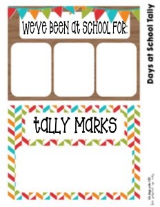 Camping Classroom Daily Tally: Camping Classroom Set